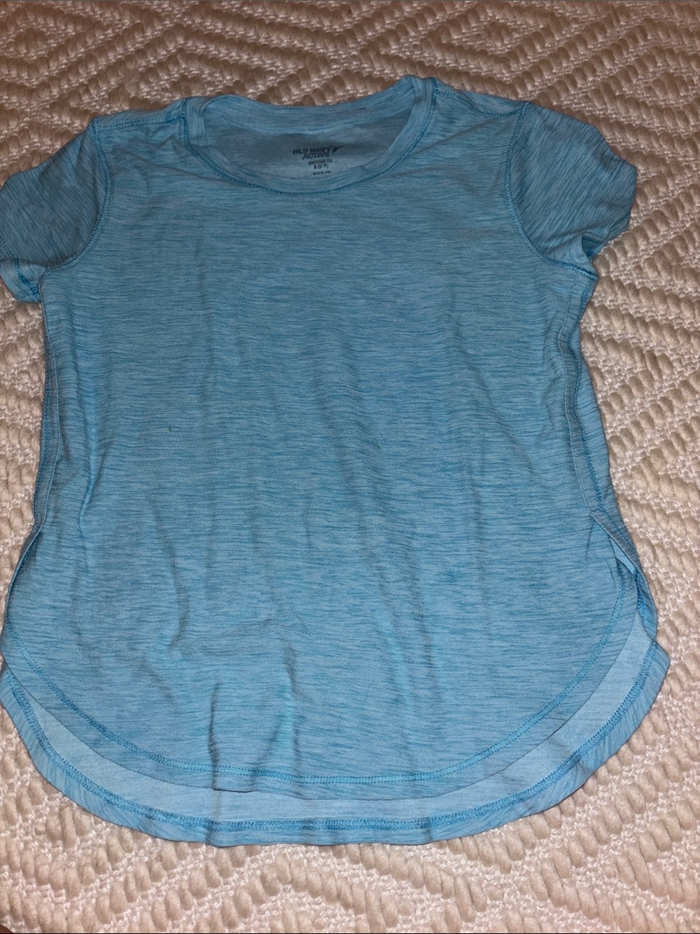 Old Navy Light Blue Girls' Short Sleeve Tee
